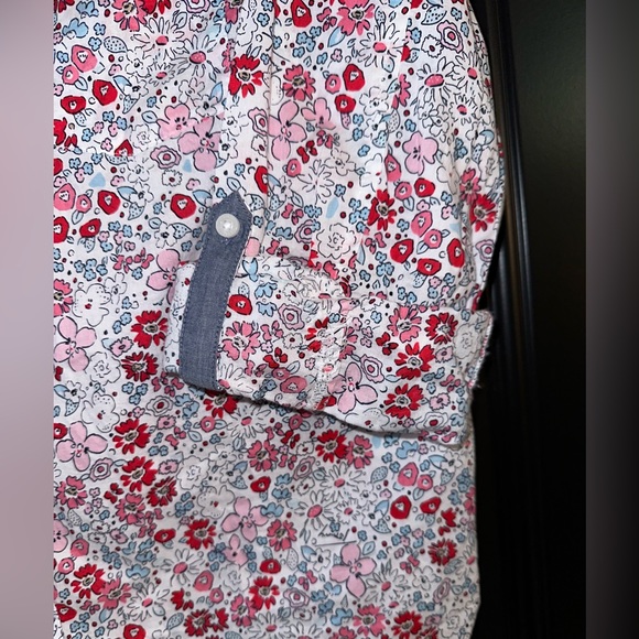 Like New Tommy Hilfiger Floral Camp Shirt size M - Picture 2 of 7